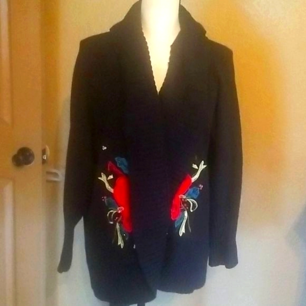 PLUS Size Christmas Cardigan by TIARA INTER.